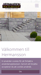 Mobile Screenshot of hermanssonnatursten.com